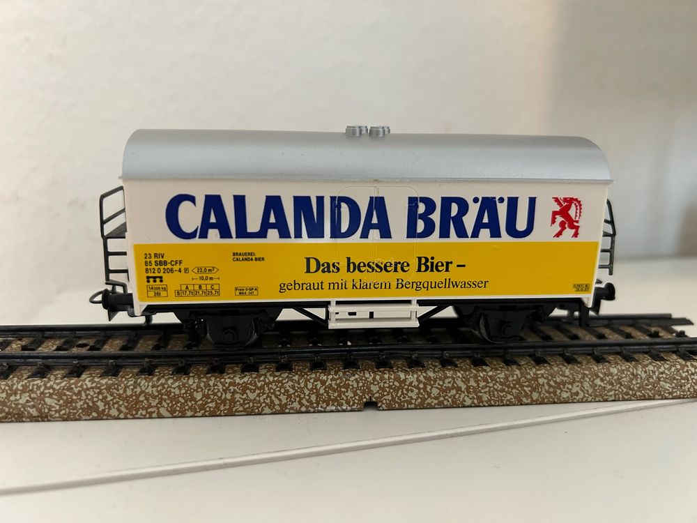 Wagon BRAWA Réf.47889 'CALANDA BRAU' SBB époque III - Édition Limitée - Neuf