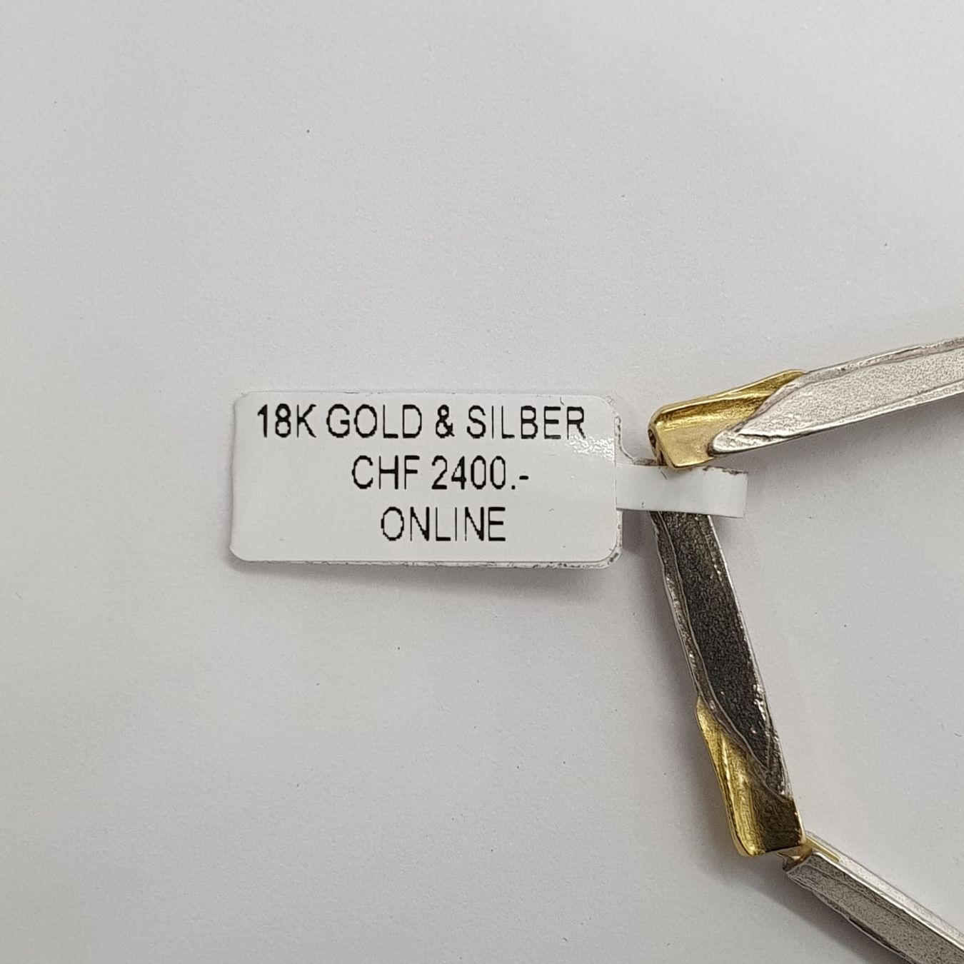 Catenine: Echt 18K Gold & Silber Collier – Usato da Luzern venduto da Luzern-Goldhaus 3