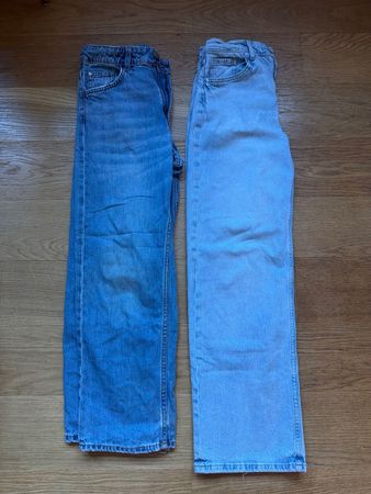 2 Jeans Hosen H&M 146 und 152 Mädchen guter Zustand