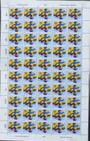 Briefmarkenbogen GLOBI BEI DER POST (1997) 50x -.70