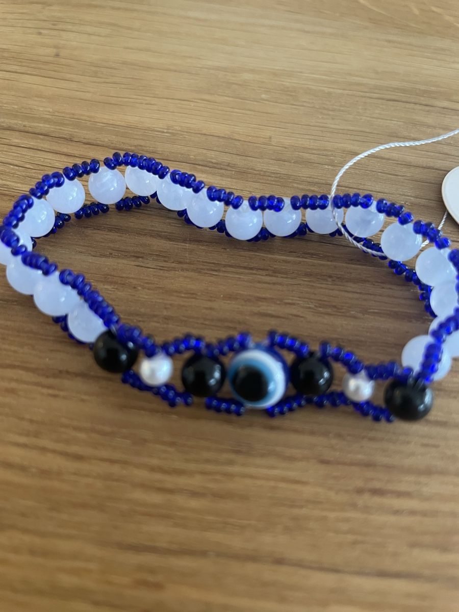 Bracciali & Braccialetti: Handgemachtes Armband, blau/schwarz – Usato da Dietikon venduto da Apel 3