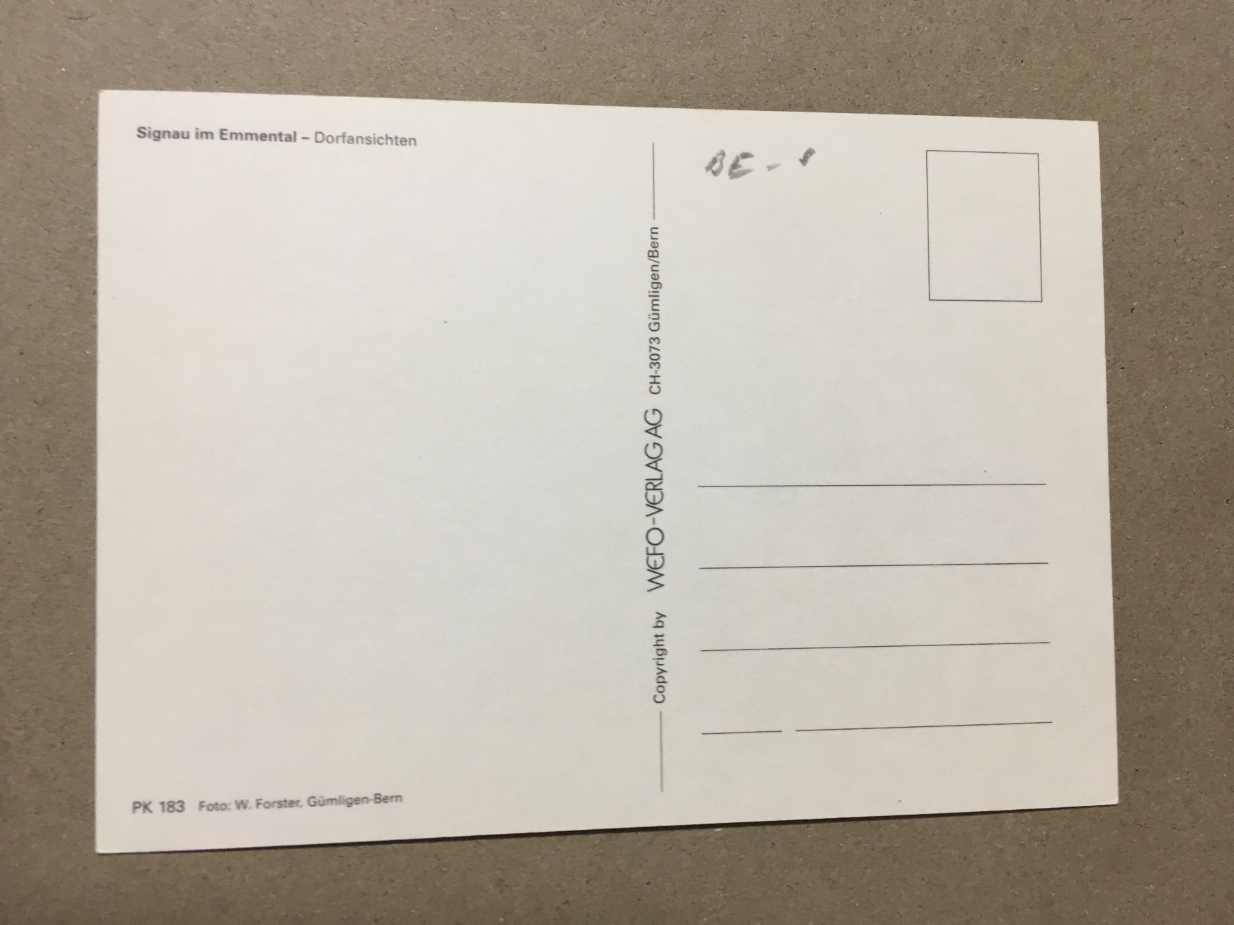 Cartoline postali: Signau Emmental Bern mehrbildrig – Usato da Küttigen venduto da Melisch1000 1