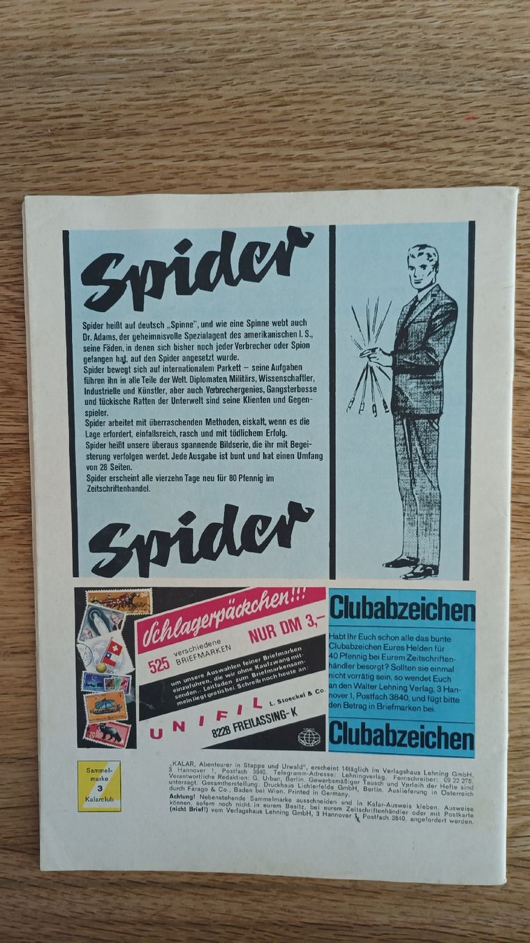 Fumetti: Kalar Comic Nr. 3 – Usato da Villmergen venduto da toptip1970 1