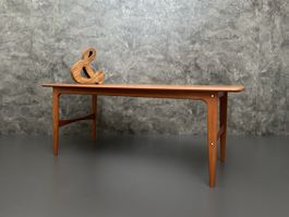 Dänischer Teak Couchtisch 1960er Coffee Table restauriert