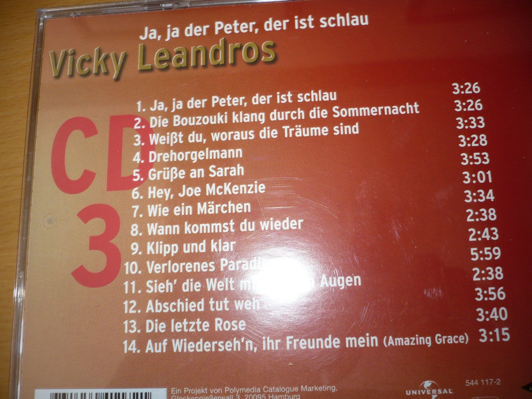 CD: VICKY LEANDROS 3 CD Box – Usato da Merzligen venduto da Marthe22 4
