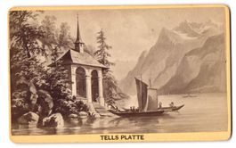 Fotografie Sisikon, Blick auf die Tells 