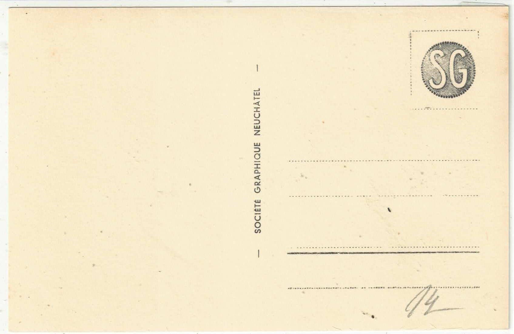 Cartoline postali: Broc - Hotel de Ville mit Auto – Difettoso da Ettingen venduto da Kartenplanet 1