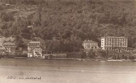 Le Bouveret (VS) Grand Hôtel und Ufer des Genfersees