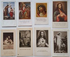 Konvolut 47x Andachtsbild, Jesus Christus, 1920-1960