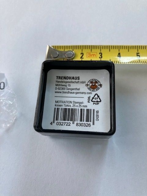 Stempel: Stempelkissen grün klein – Neu (gemäss Beschreibung) aus Pfäffikon ZH von GZHDZV 1