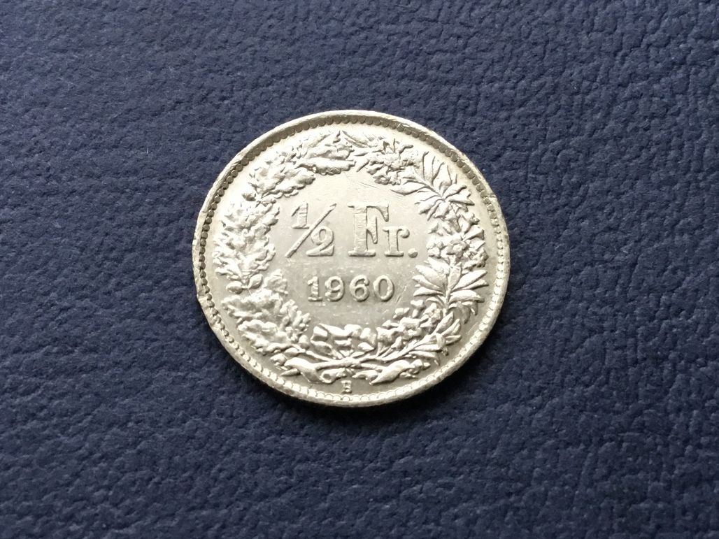 Tutti le monete: 50 Rappen 1960 – Usato da St. Margrethen SG venduto da alfapeugeot10