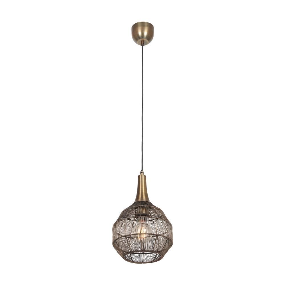 Lampadari & plafoniere: Pendelleuchte, Korb, Altmessing, 26 cm Ø – Nuovo (secondo la descrizione) da Kreuzlingen venduto da Smart-Light