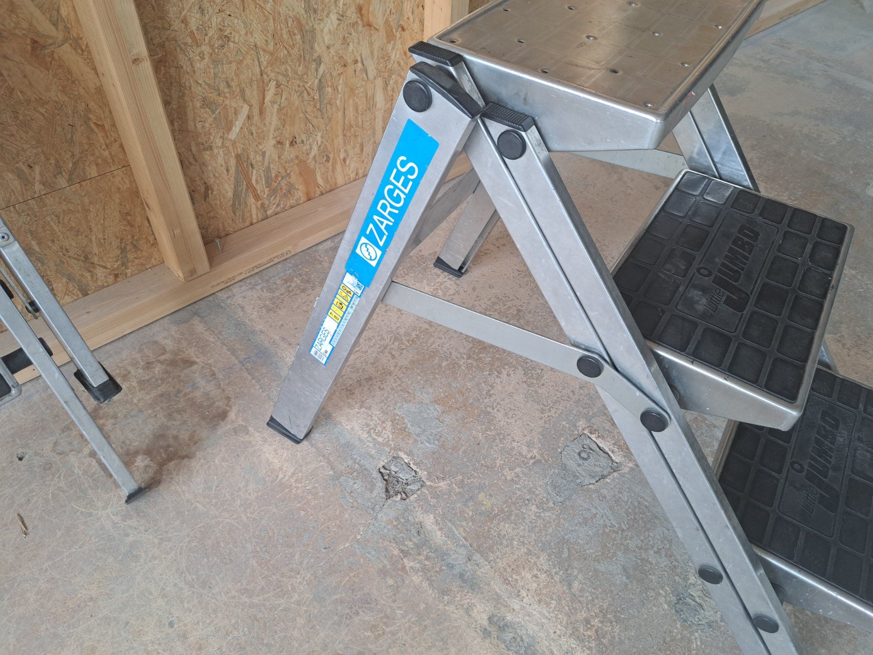 Scale: 2x Zarges Aluleiter Steg Tritt / Trittleiter – Usato da Belp venduto da deal-now 1