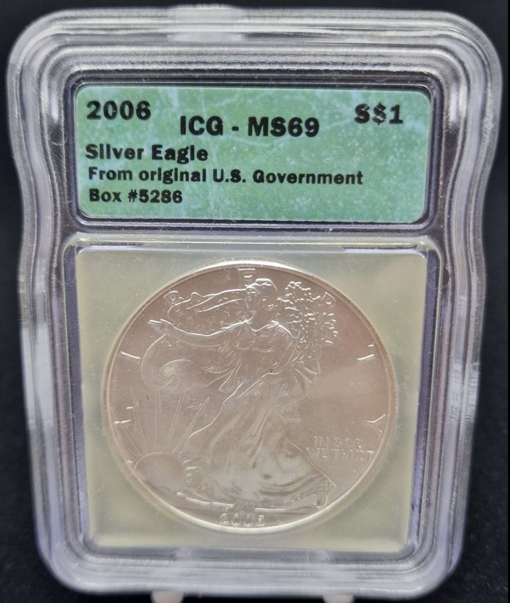 Alle Münzen: 1 Oz Argent 2006 ICG-MS69 – Neu (gemäss Beschreibung) aus Ardon von mickey1993 1