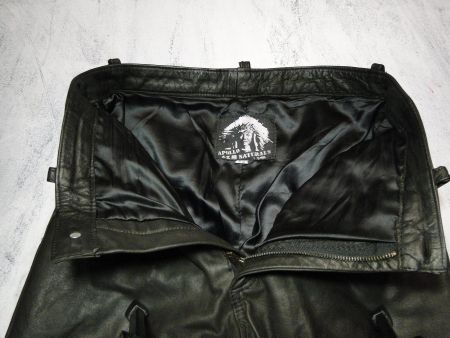 Vintage APOLLO Leder Hose Motorrad 78