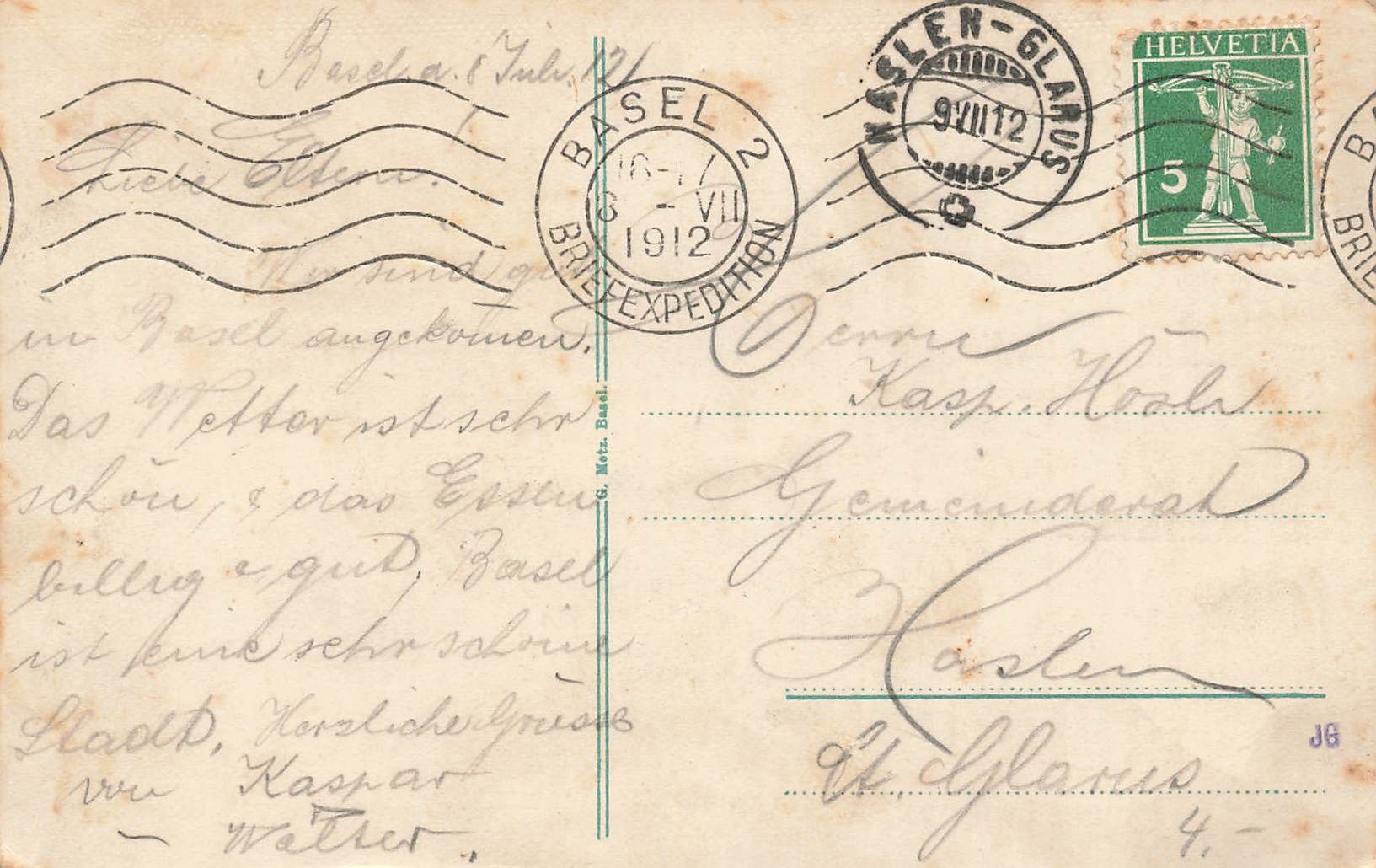 Cartoline postali: Basel BS Tram Straßenbahn – Usato da Biasca venduto da Blenio71 1