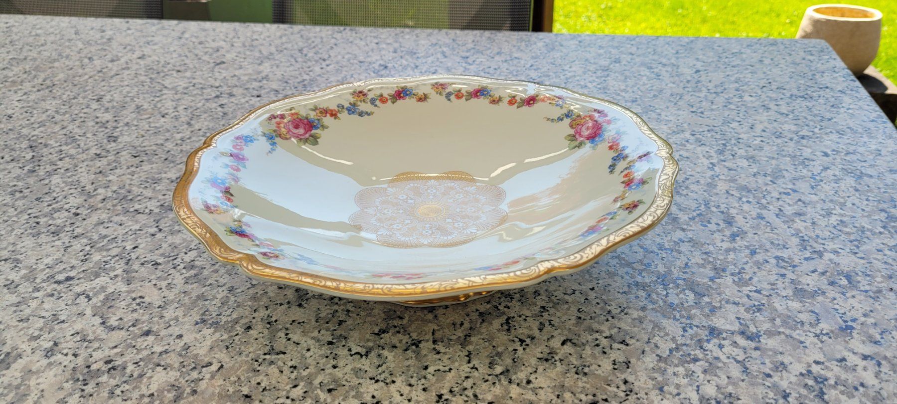 Rosenthal Ciotole: Rosenthal Chippendale Schale mit Goldrand – Usato da Eggersriet venduto da Fredb 3