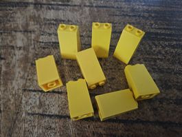 lego 3684a lot de 8 pièces Yellow Slope 75 2 x 2 x 3 -