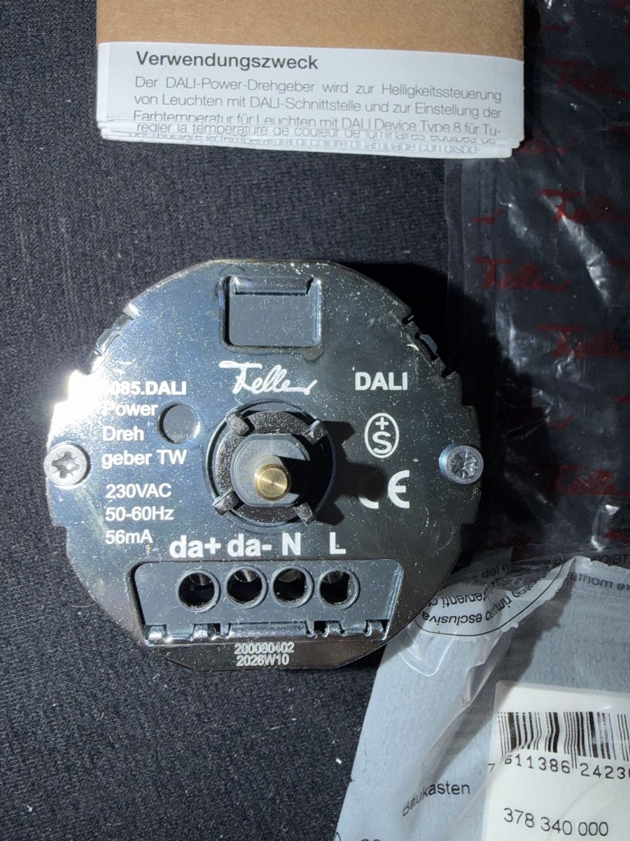 Feller Interrupteurs: Feller Dali Dreh-Dimmer Drehgeber – Neuf avec emballage d'origine à horgen par wilsonake 3
