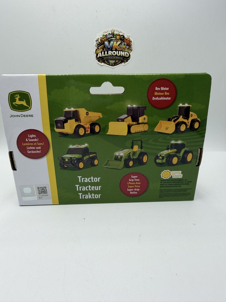 Giocattoli: John Deere Traktor mit Frontlader neu in Verpackung – Nuovo e nell'imballaggio originale da Emmen venduto da VK-Allround 1