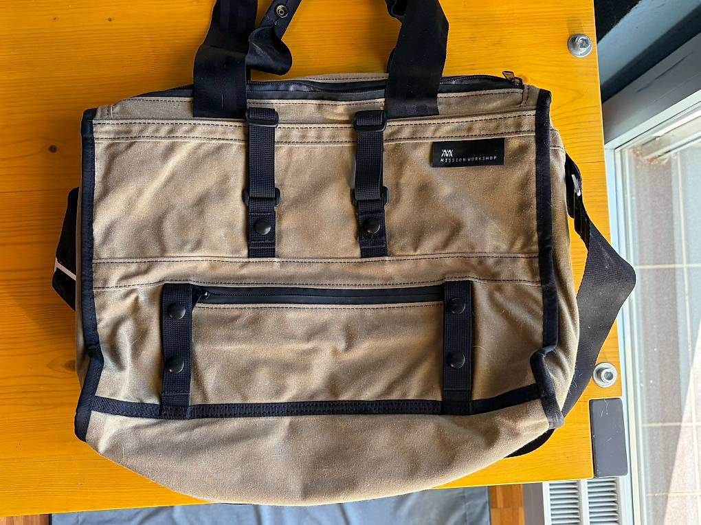 Borse: Mission Workshop Transit Duffle Brown Waxed Canvas Excellent – Usato da Pregassona venduto da camus84 2