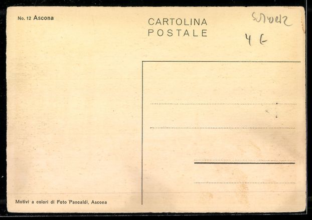 Cartoline postali: Ascona, Veduta del paese con campanile e – Usato da Berlin venduto da bartko-reher 1