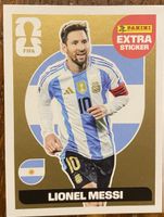 Panini FIFA Extra Sticker Gold Lionel Messi neu