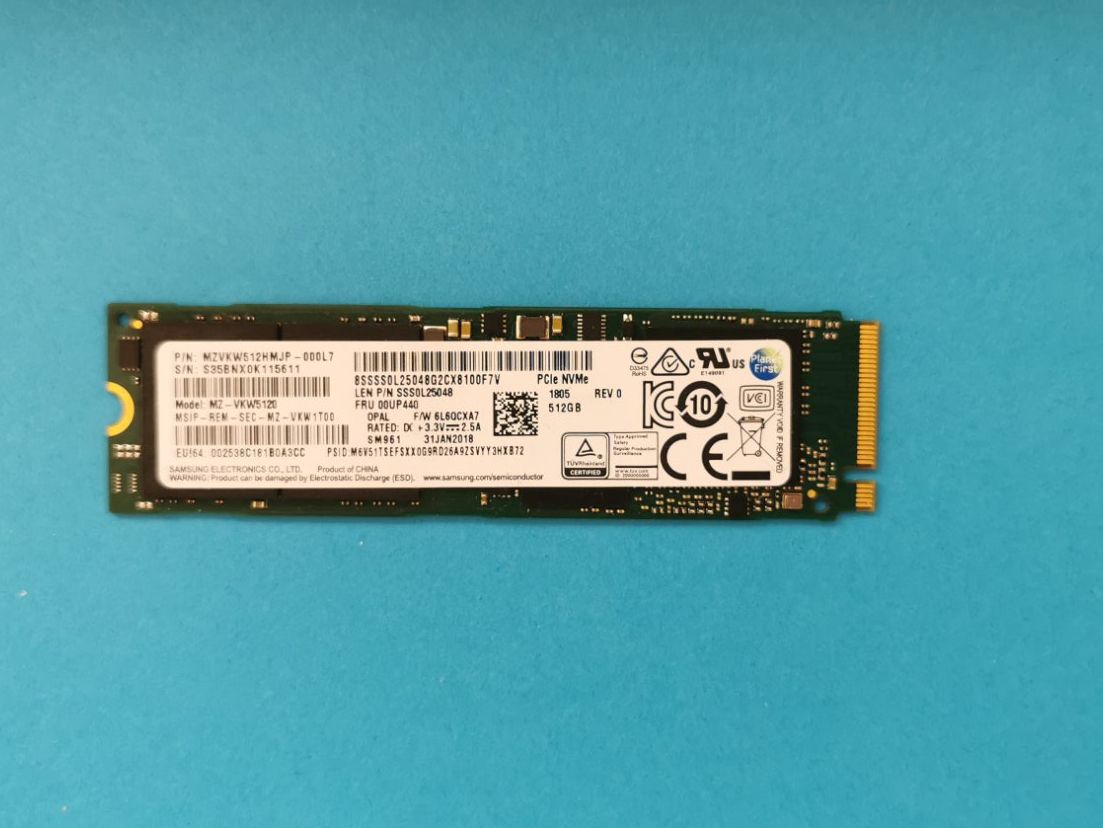 Samsung Dischi rigidi: Samsung Solid State Drive Nvme 512GB – Usato da Suhr venduto da augustavat