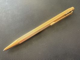 Caran d’Ache Gold Plated Kugelschreiber Vintage mit Gravur