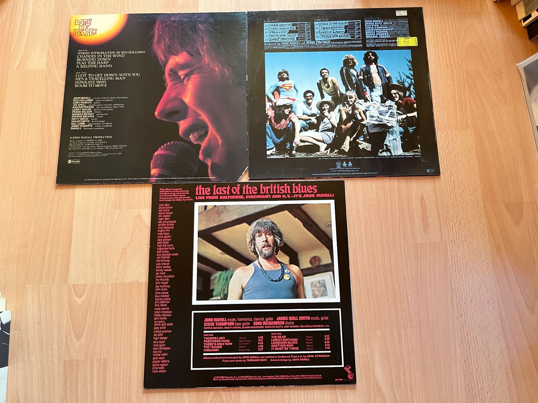 Dischi in vinile: John Mayall - 3 kultige Vinyl Alben – Usato da Giebenach venduto da Wurlitzer70 1
