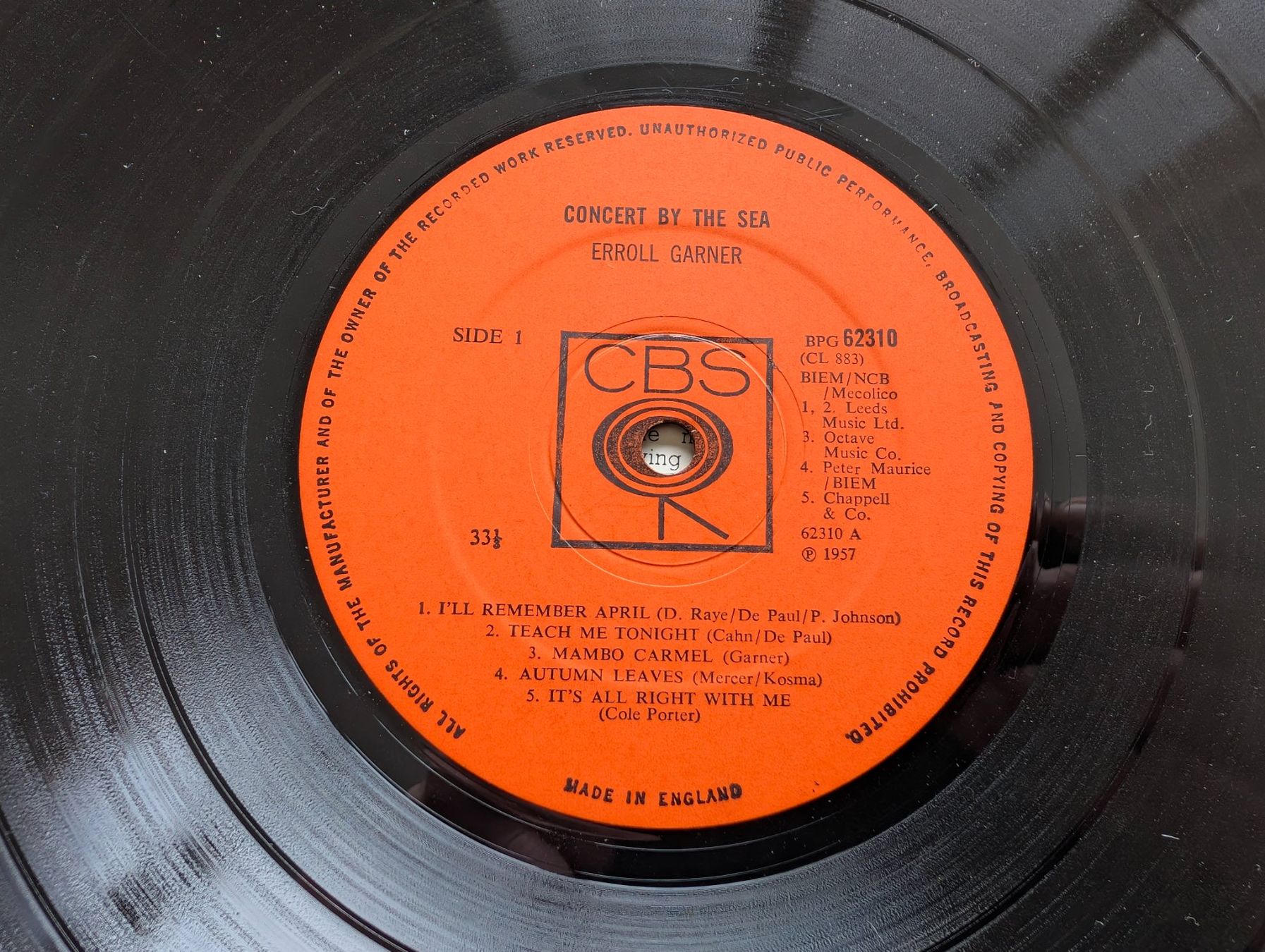 Dischi in vinile: 4 x Erroll Garner – Usato da Ebikon venduto da kisuM 5