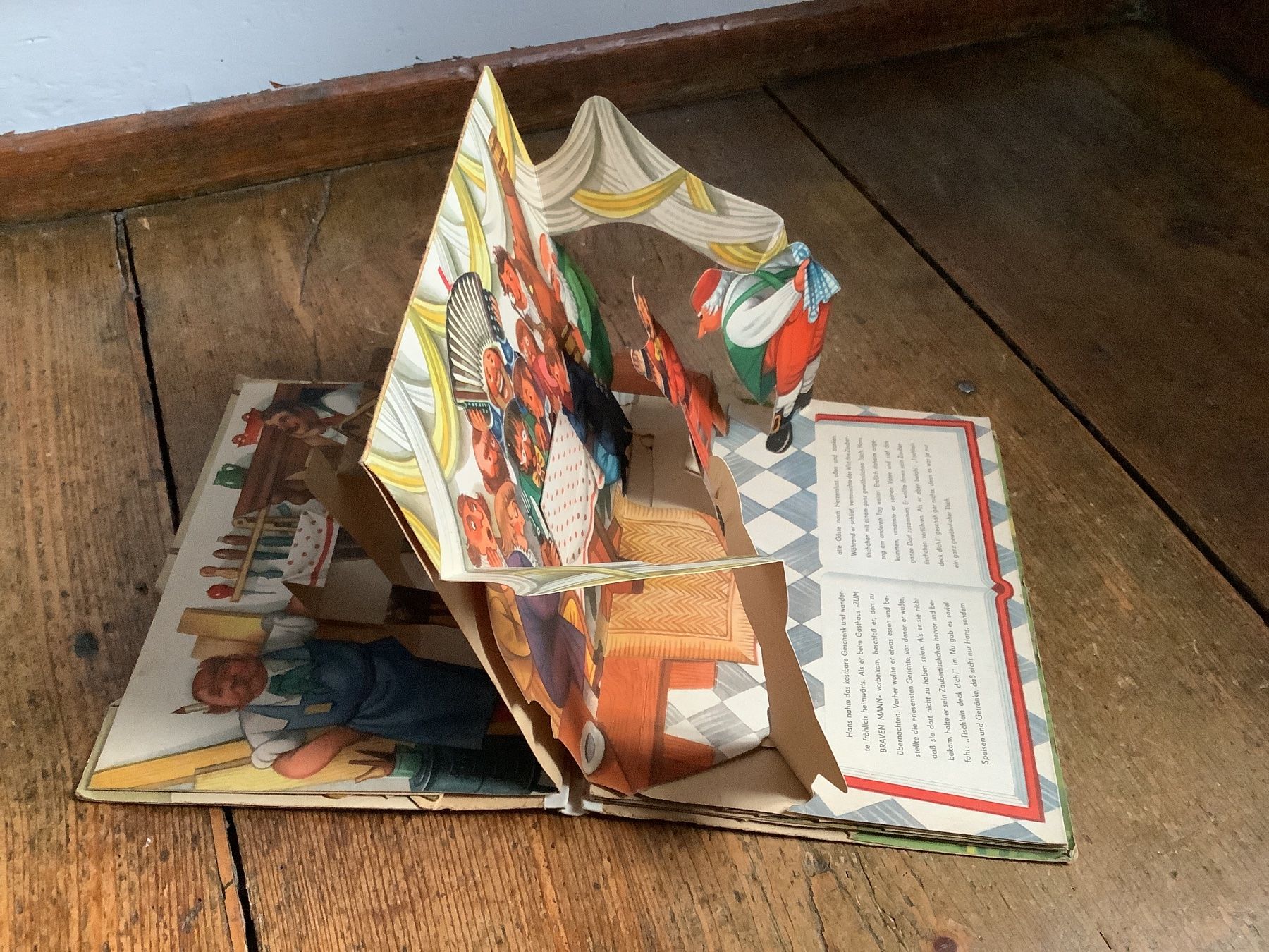 Libri: Antikes Kinder-Pop-Up-Buch "Tischlein deck dich!" – Usato da Flaach venduto da Monisoldshop 3