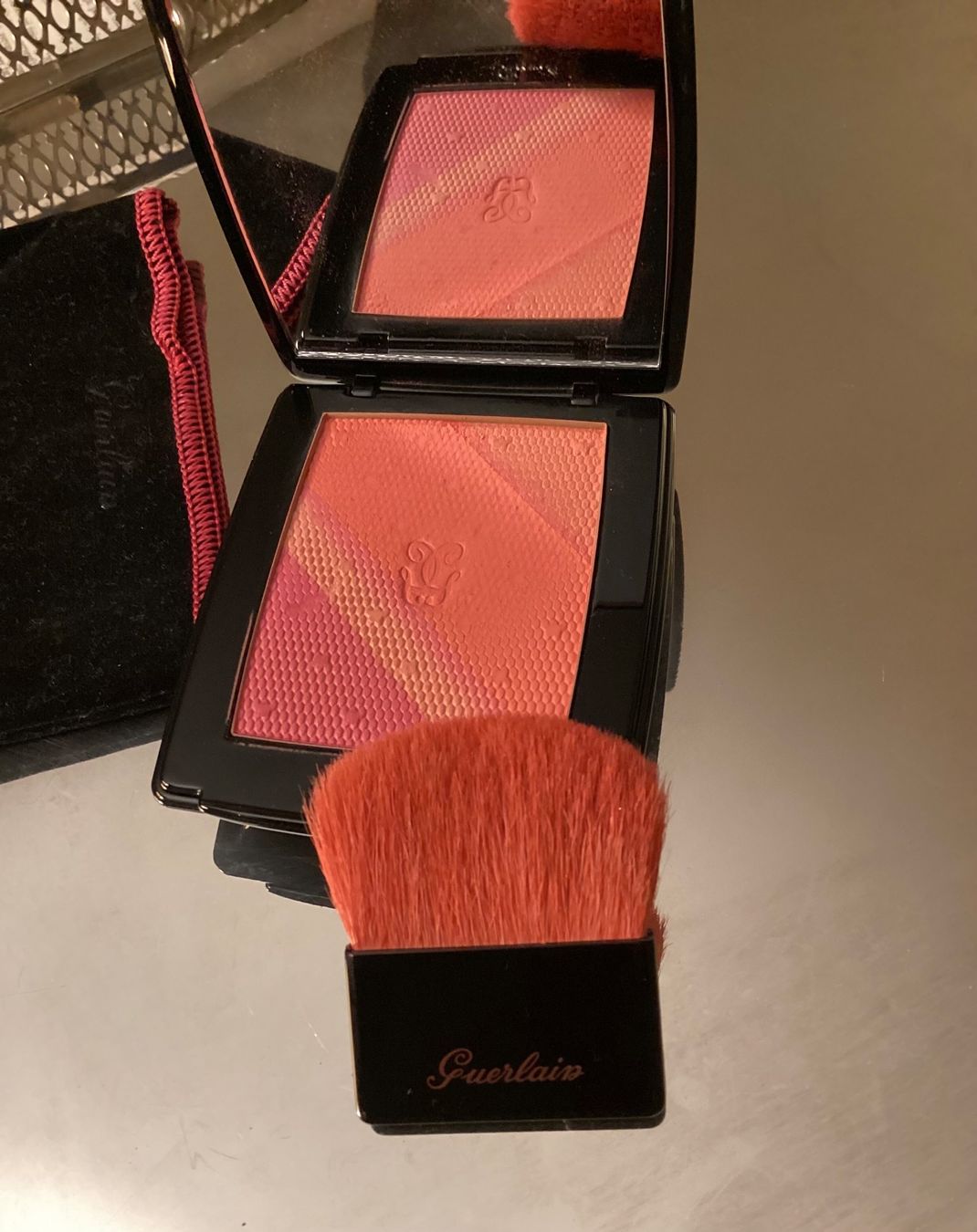 Guerlain Make-up: Guerlain Madame Rougit Blush 4 Couleurs – Usato da Magadino venduto da sylvierosa 1