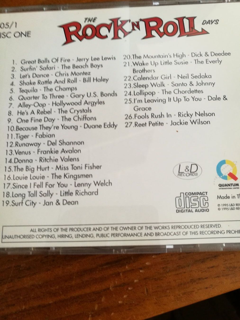 CDs: Rock’N Roll 7 CDs – Neu (gemäss Beschreibung) aus Horn von sonjamenzi 1