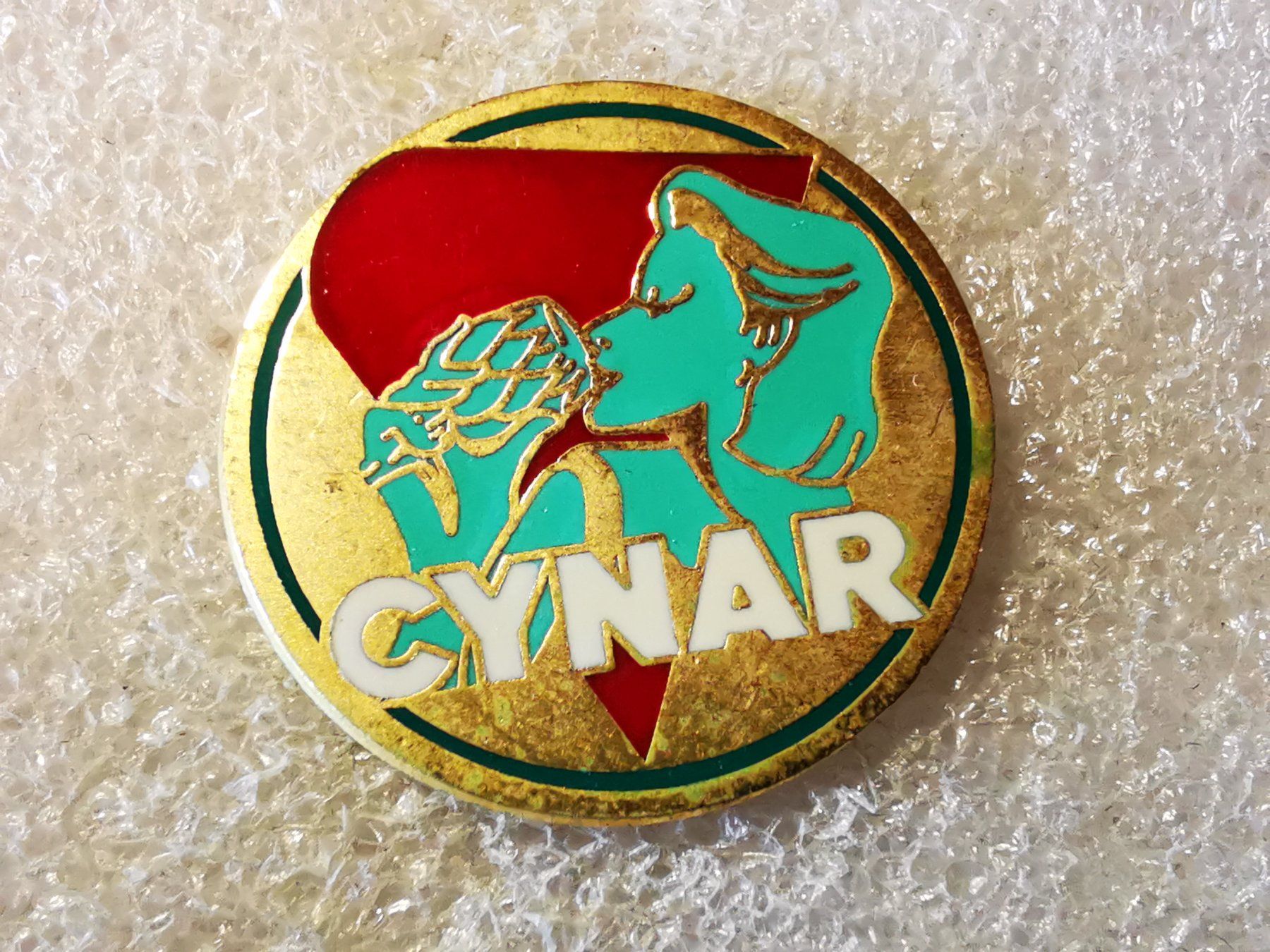 Placchette & Badge: Ansteckpin 75: Cynar – Usato da Oppligen venduto da Pin-Fall-Shop