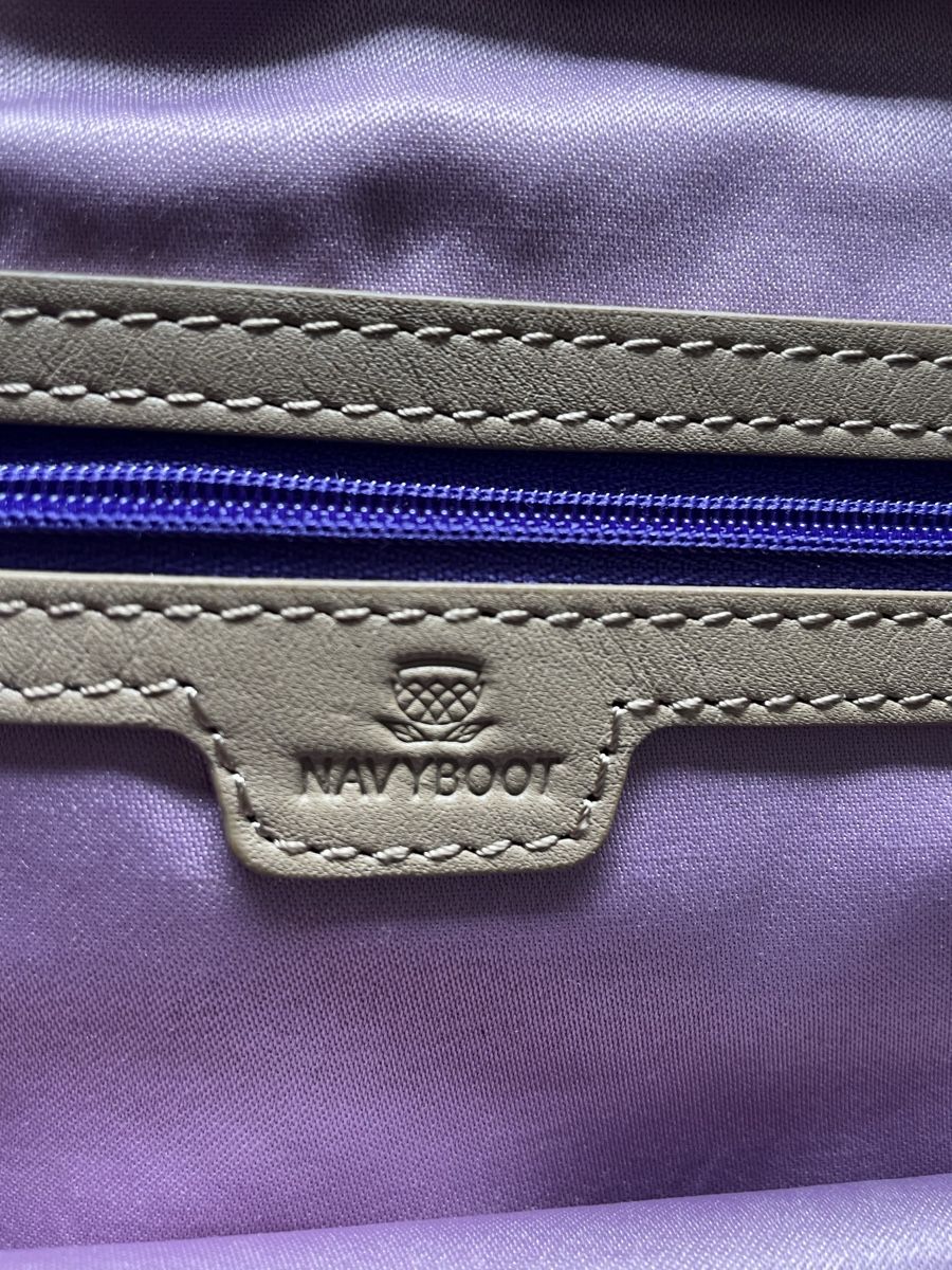 Navyboot Taschen für Damen: Navyboot Shopper Tasche pink beige Handtasche Leder – Gebraucht aus Gockhausen von AnneT07 4