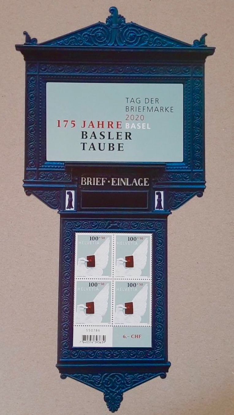 Alle Briefmarken: 175 Jahre Basler Taube 2020 – Neu (gemäss Beschreibung) aus Grafenort von Solar11