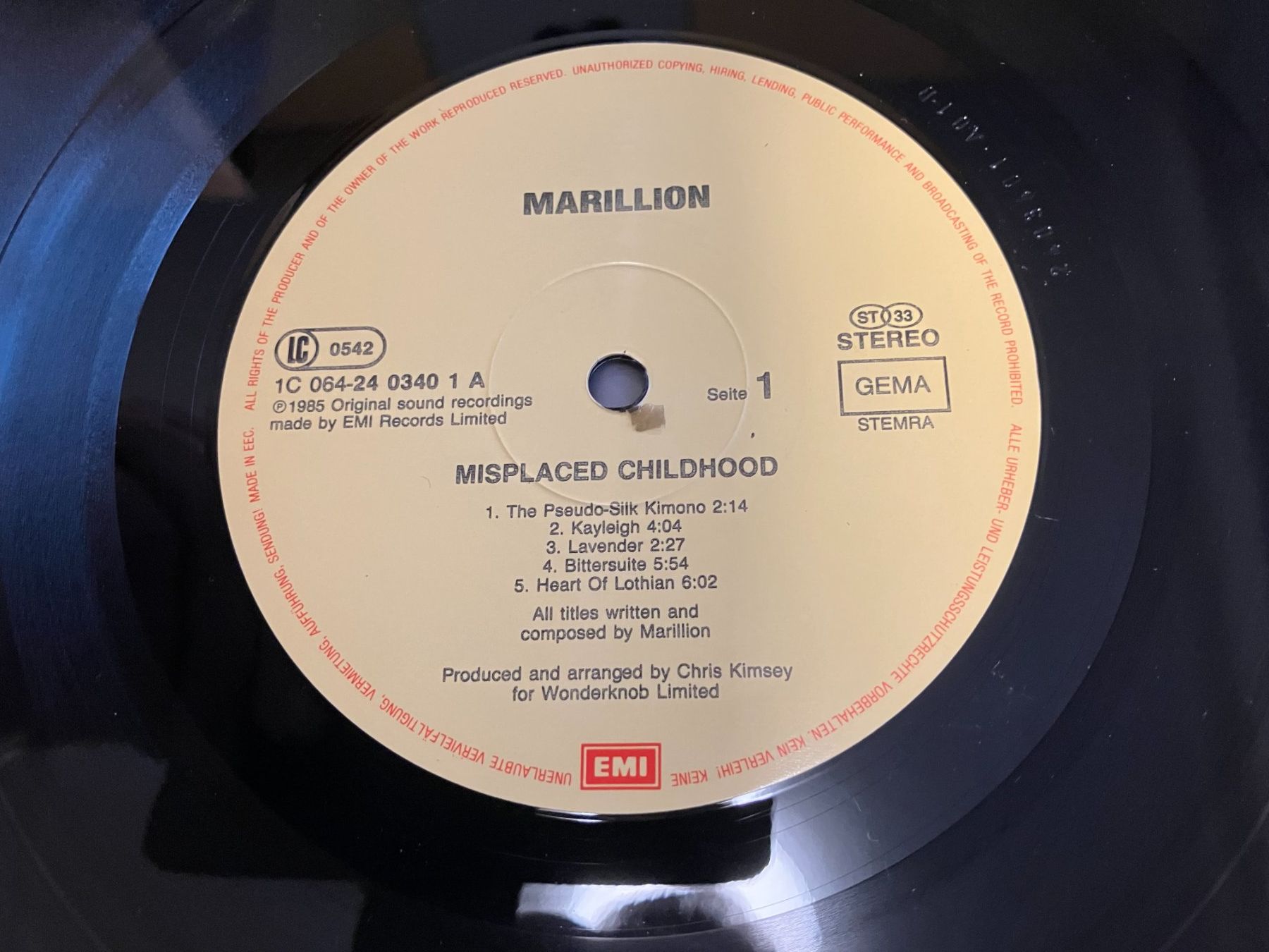 Dischi in vinile: Marillion – Usato da Aarwangen venduto da Jukebox3 5
