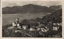 Alte Ansichtskarte St. Abbondio am Lago Maggiore, 1939