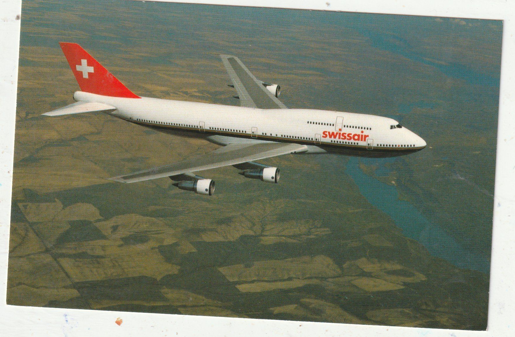 Cartes postales: Swissair  Boeing  747 - 357 – D'occasion à Lumbrein par made02
