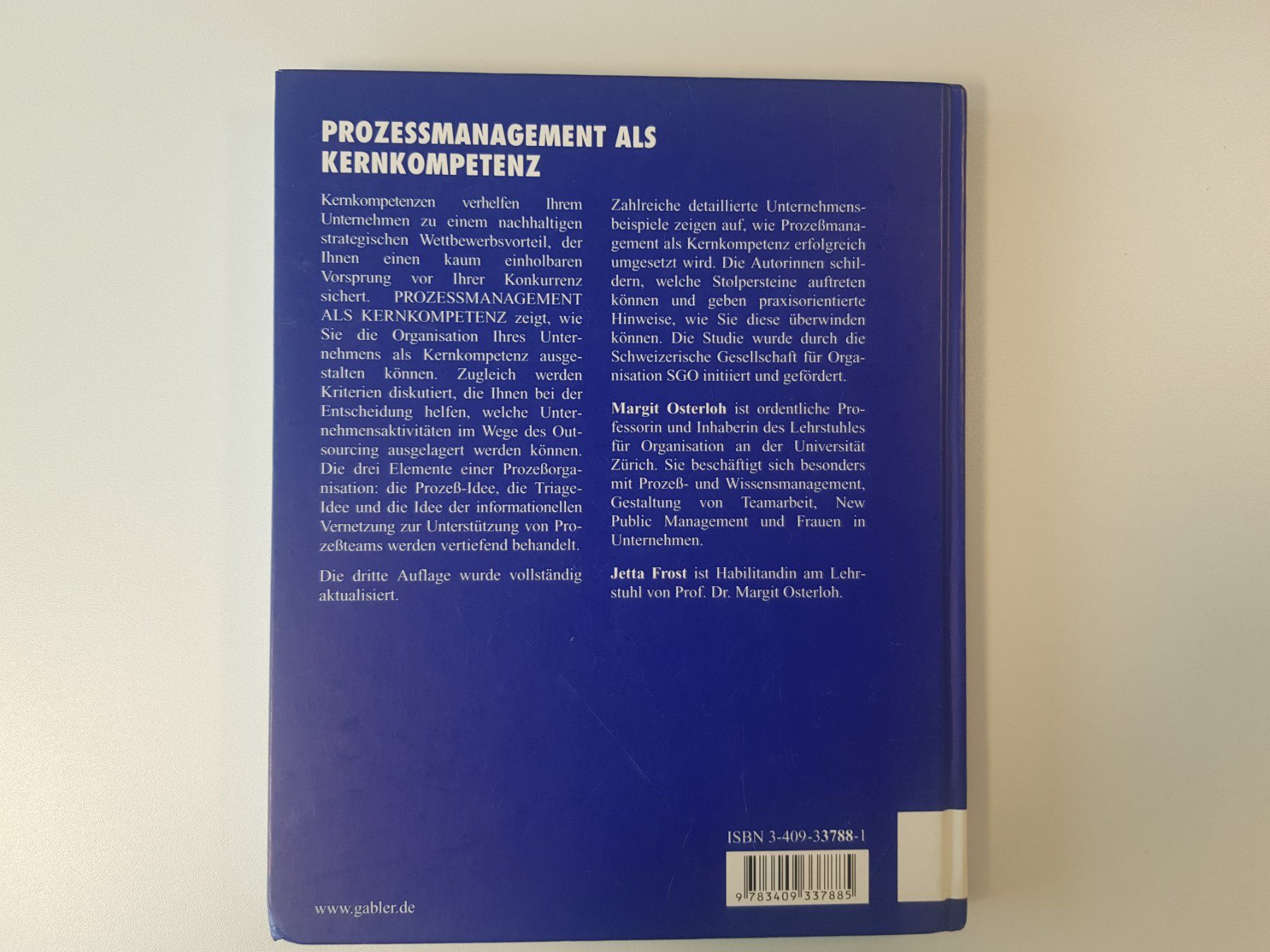Livres: Prozessmanagement als Kernkompetenz – D'occasion à Villars-sur-Glâne par Mark_988 1