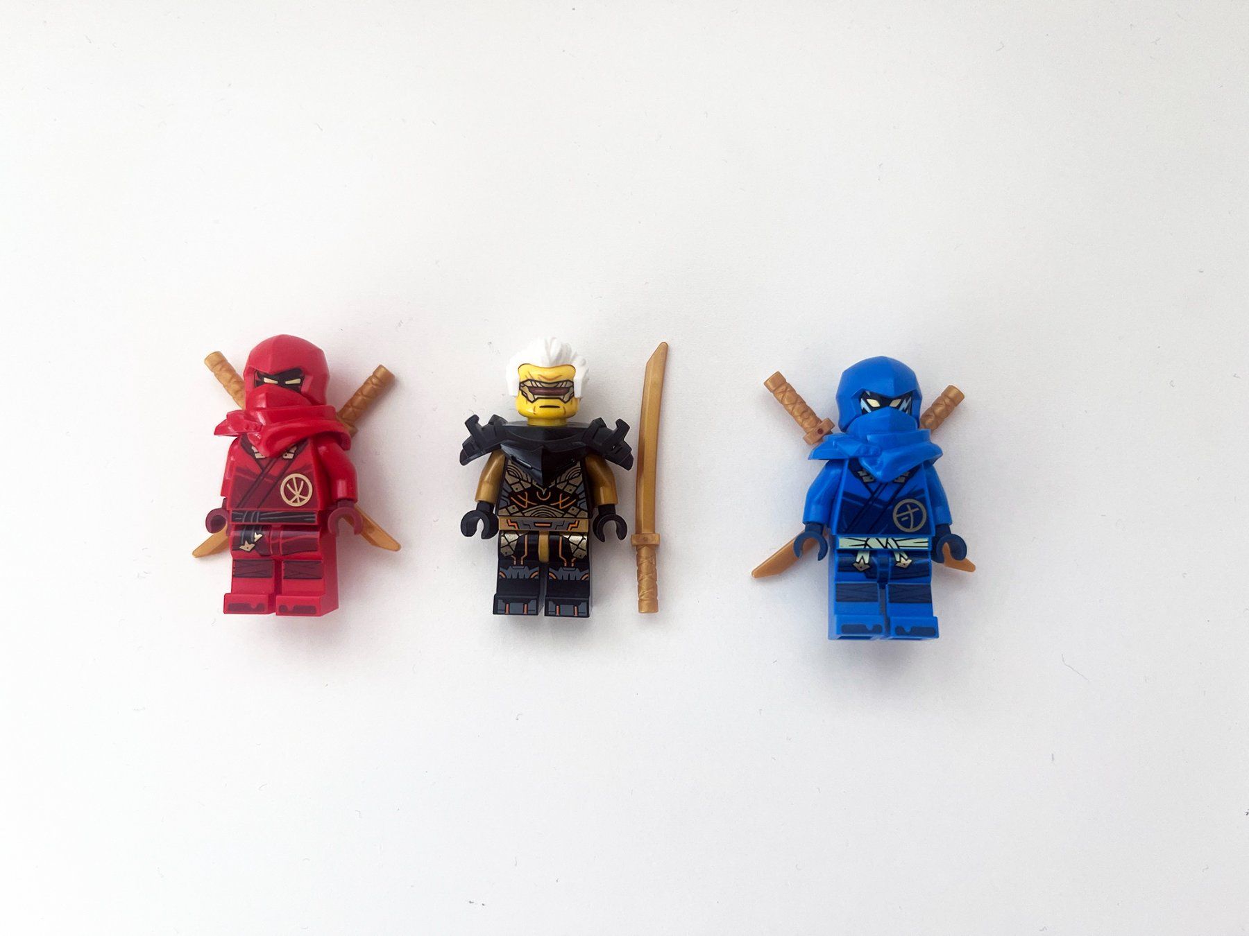 Lego Kit di costruzioni: LEGO Ninjago Kai + Rapton + Jay + Swords – Usato da Lausanne venduto da BeyondStories