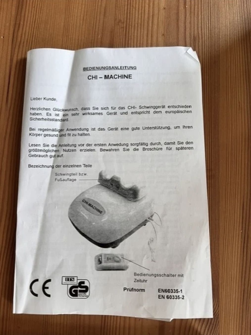 Dispositivi per massaggi: Premium Chi-Maschine – Usato da HORN venduto da Beat2fast4you 2