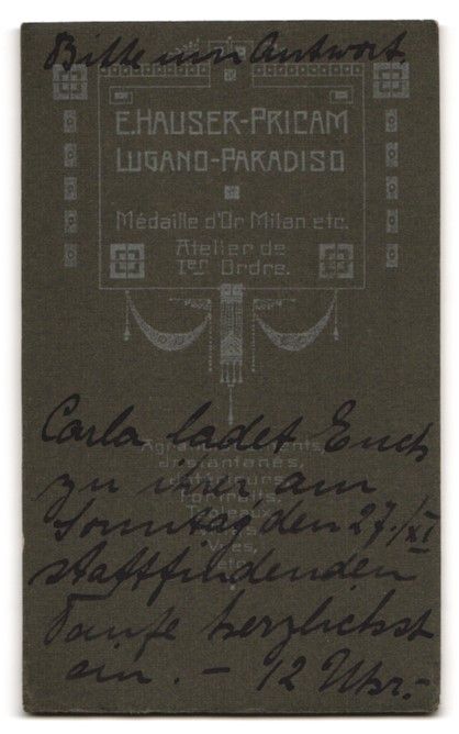 Fotografie & Manifesti: Fotografie E. Hauser-Pricam, Paradiso /L – Usato da Berlin venduto da bartko-reher 1