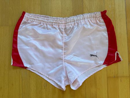 Vintage 80s Puma Short Polyamid Sz L Made in west germany