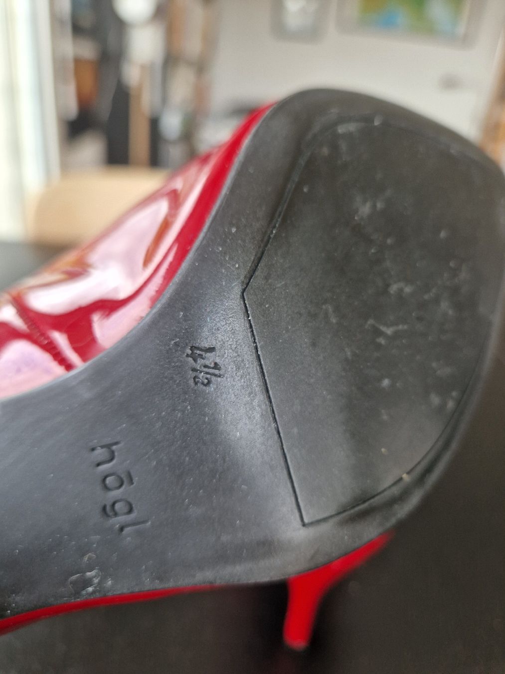 Högl Scarpe da donna: Pumps Högl rot Lackleder, Gr 38 – Usato da Oberbipp venduto da aitim 3