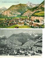 St. Maurice VS mit Dent du Midi 2 AK 1908