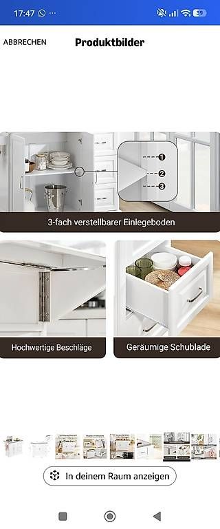 Cucine complete: Bewegliche Kücheninsel – Usato da Steinach venduto da jas_58s5 1