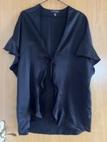 Victoria's Secret Black Satin Kimono Robe