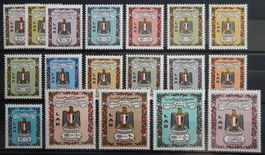 Libyen Kat. 359-376 ** 1972 Kat. 35 Euro